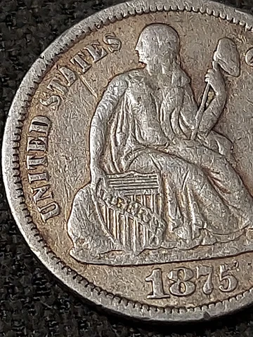 1875 Seated Liberty Dimes thumbnail
