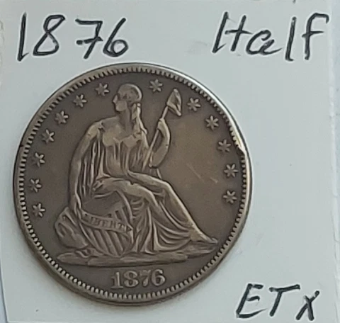 1876 P Seated Liberty Half Dollars thumbnail