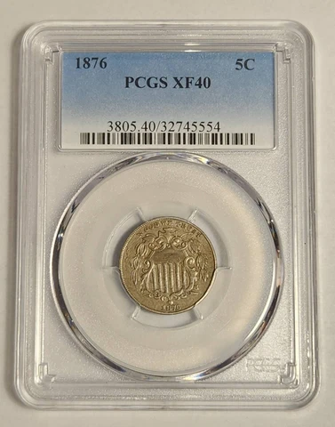 1876 Shield Nickels thumbnail