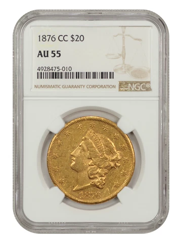 1876 US $20 Double Eagle Gold Coins thumbnail