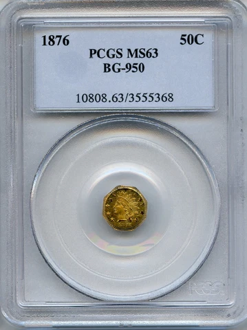 1876 US Fractional & Pioneer Gold Coins thumbnail