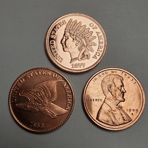 1877 Indian Head Pennies thumbnail