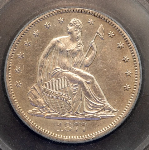 1877 P Seated Liberty Half Dollars thumbnail