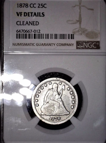 1878 P Seated Liberty Quarters thumbnail