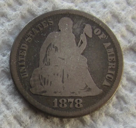1878 Seated Liberty Dimes thumbnail
