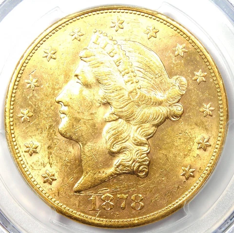1878 US $20 Double Eagle Gold Coins thumbnail