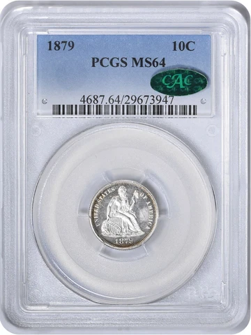 1879 Seated Liberty Dimes thumbnail