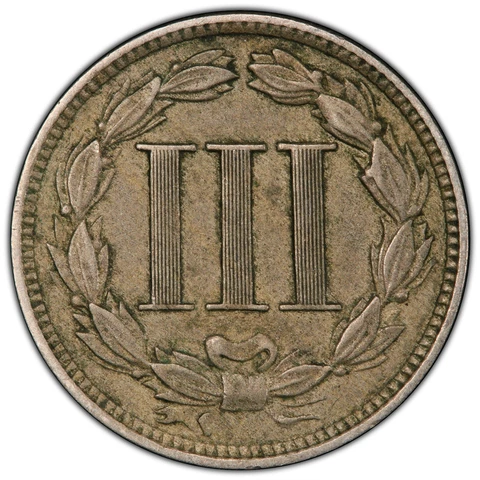 1880 3 Cent Nickels thumbnail