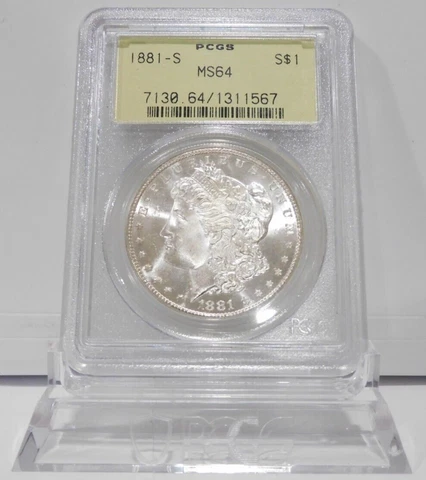 1881 Morgan Silver Dollars thumbnail