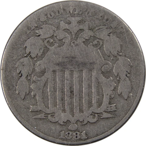 1881 Shield Nickels thumbnail