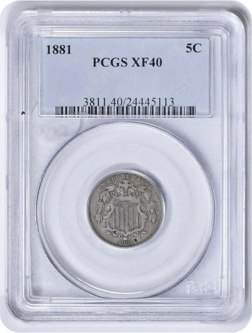 1881 Shield Nickels thumbnail