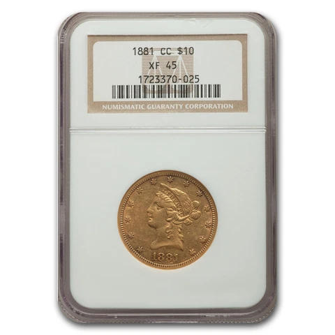 1881 US $10 Eagle Gold Coins thumbnail