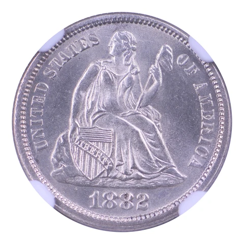 1882 Seated Liberty Dimes thumbnail