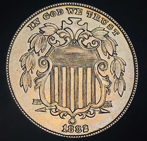 1882 Shield Nickels thumbnail