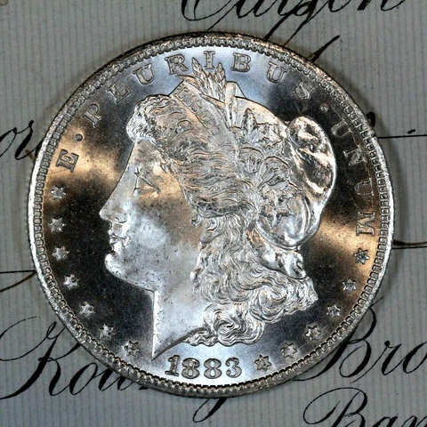 1883 S Morgan Silver Dollars thumbnail