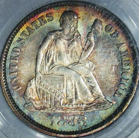 1883 Seated Liberty Dimes thumbnail