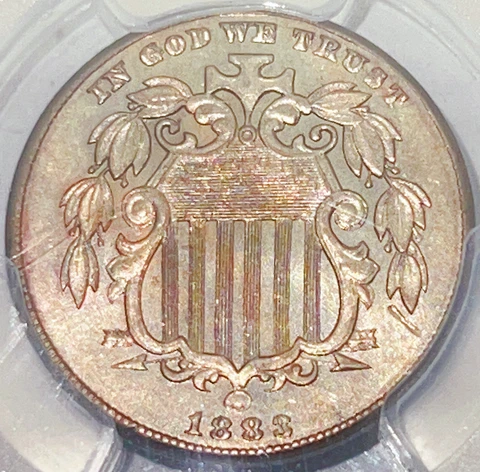 1883 Shield Nickels thumbnail