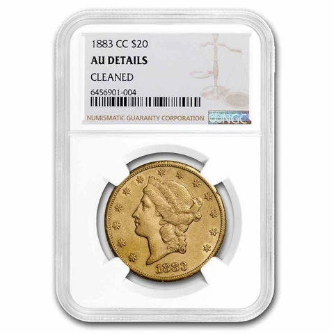 1883 US $20 Double Eagle Gold Coins thumbnail