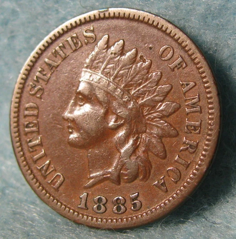 1885 Indian Head Pennies thumbnail