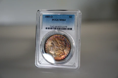 1885 O Morgan Silver Dollars thumbnail