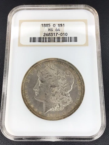 1885 O Morgan Silver Dollars thumbnail