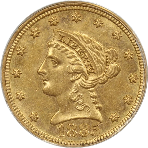 1885 US $2.50 Quarter Eagle Gold Coins thumbnail