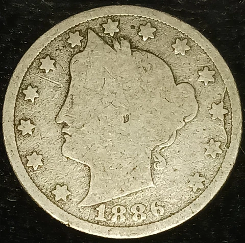 1886 Liberty Head Nickels thumbnail
