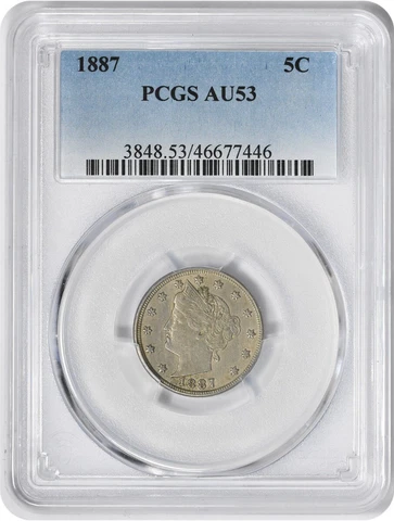1887 Liberty Head Nickels thumbnail