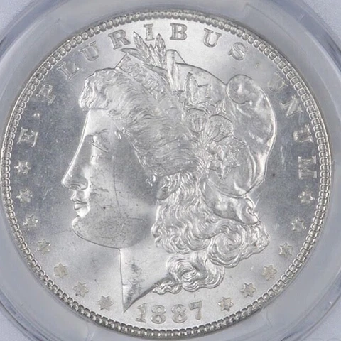 1887 Morgan Silver Dollars thumbnail