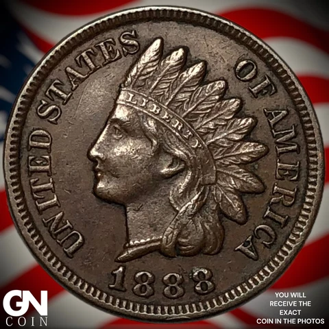 1888 Indian Head Pennies thumbnail