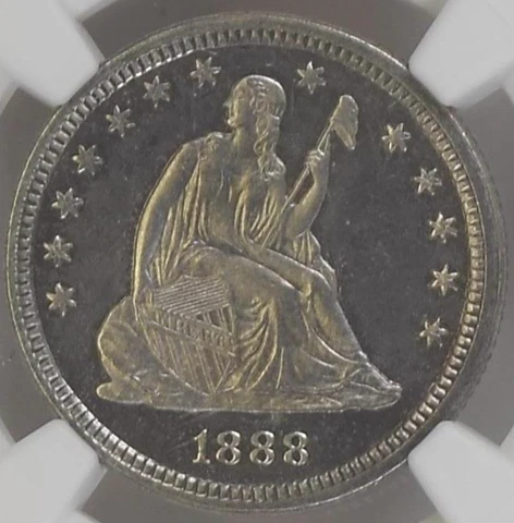 1888 S Seated Liberty Quarters thumbnail