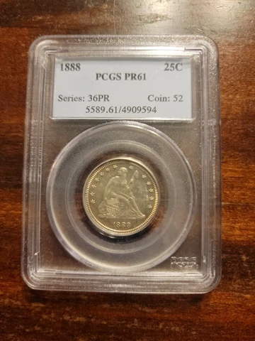1888 Seated Liberty Quarters thumbnail