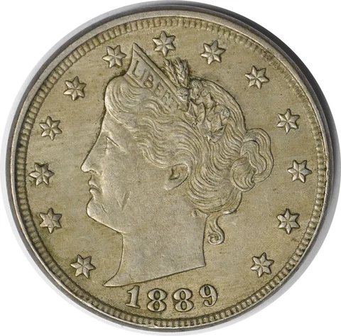 1889 Liberty Head Nickels thumbnail