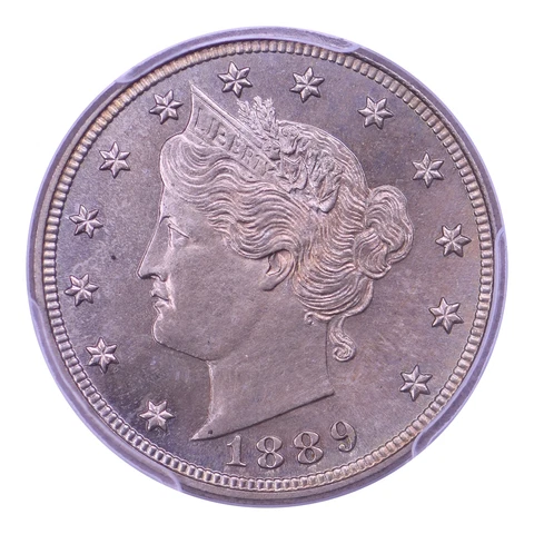 1889 Liberty Head Nickels thumbnail