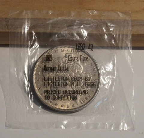 1889 O Morgan Silver Dollars thumbnail