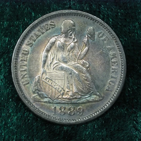1889 Seated Liberty Dimes thumbnail