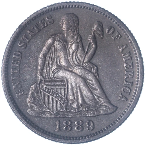 1889 Seated Liberty Dimes thumbnail