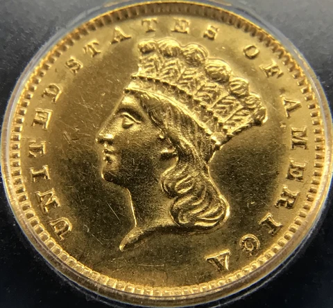 1889 US $1 Gold Coins thumbnail
