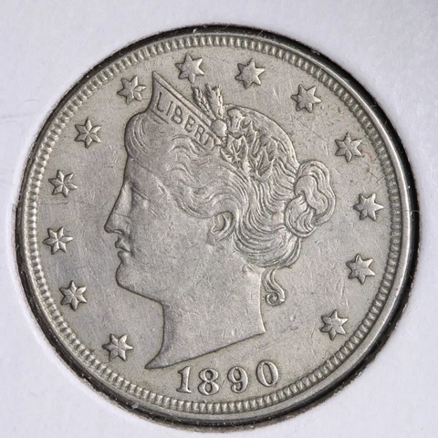 1890 Liberty Head Nickels thumbnail