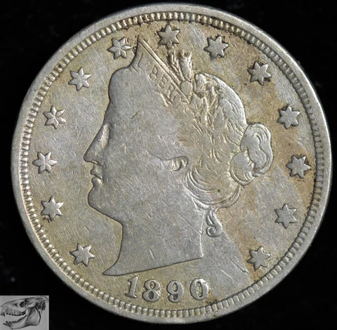 1890 Liberty Head Nickels thumbnail