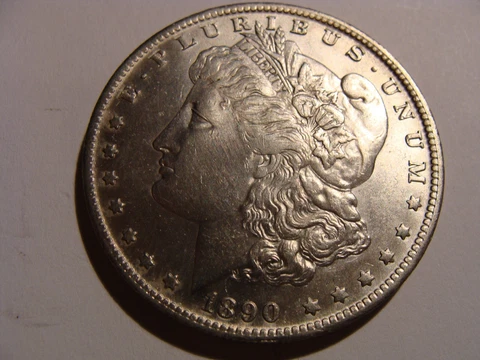 1890 P Morgan Silver Dollars thumbnail