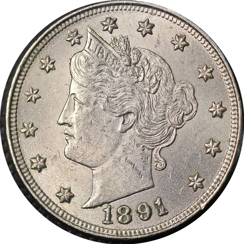 1891 Liberty Head Nickels thumbnail