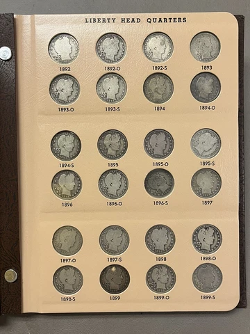 1892 Barber Quarters thumbnail