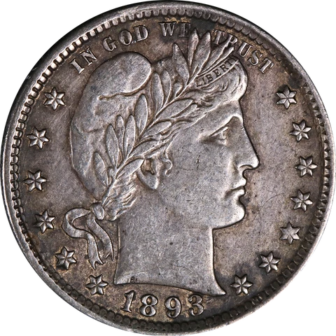 1893 Barber Quarters thumbnail