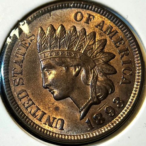 1893 Indian Head Pennies thumbnail
