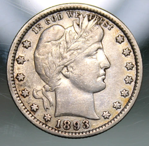 1893 O Barber Quarters thumbnail