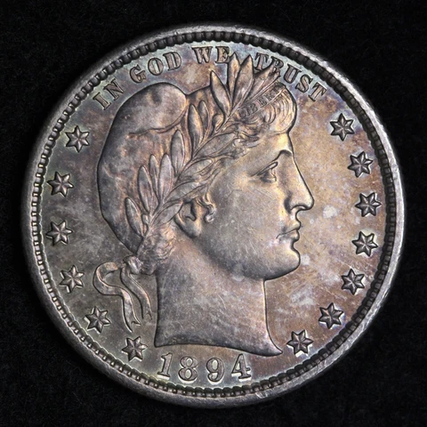 1894 O Barber Quarters thumbnail