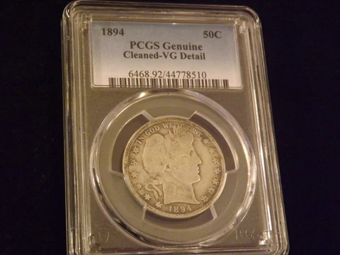1894 P Barber Half Dollars thumbnail