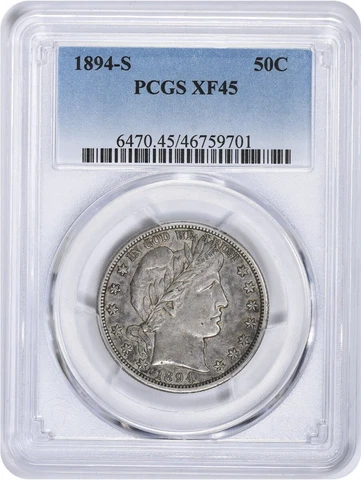 1894 P Barber Half Dollars thumbnail
