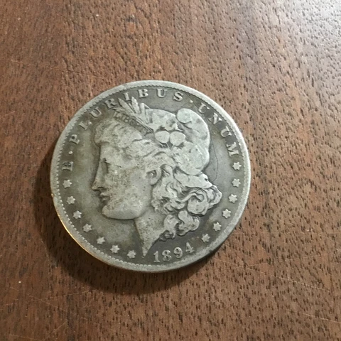 1894 P Morgan Silver Dollars thumbnail